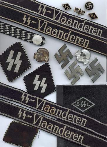 Waffen SS sleeve diamond - Original/Fake