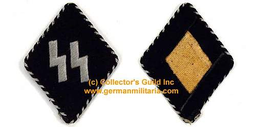 Waffen SS sleeve diamond - Original/Fake