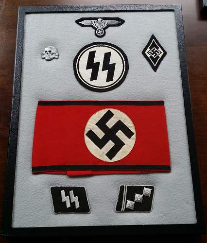 Obersturmführer Collar Tabs