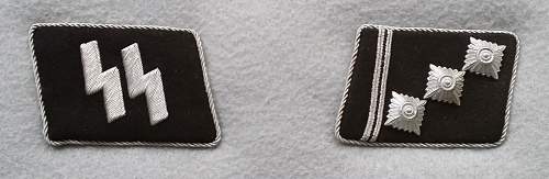 Obersturmführer Collar Tabs