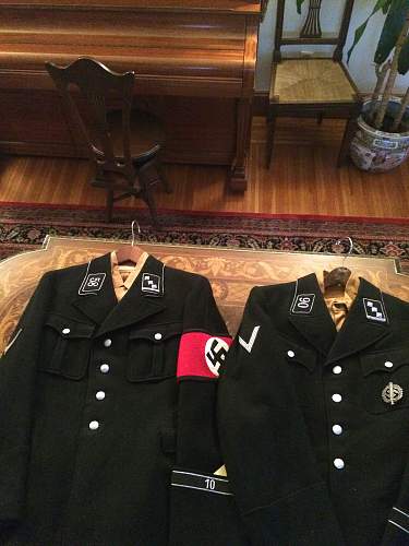 Obersturmführer Collar Tabs