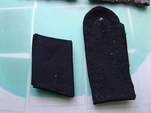 Latvian SS Collar Tabs Set on Collar and Other Items - Original/Fake?