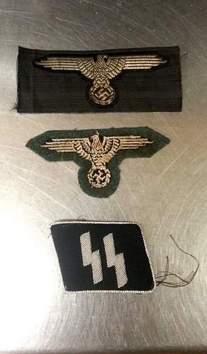 SS storm leader (lieutenant) (untersturmfuhrer) collar tab