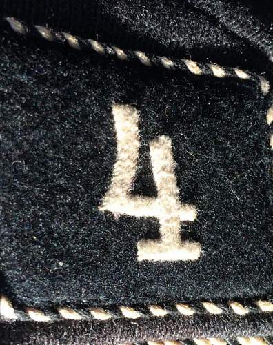 Lousy Allgemeine SS insignia and tunic.