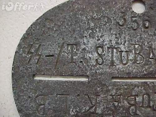 Legitimate Waffen SS concentration camp guard dog tag?