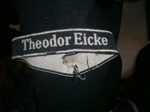 Theodor eicke cuff title fake ?