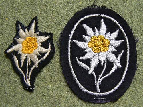 SS Gebirgsjaeger Hat Edelweiss