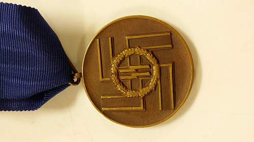 Type 1 SS 8-Year Service Medal (Dienstauszeichnung)