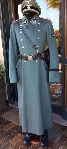 Hauptsturmführer Josef Strobl's SS-VT Greatcoat