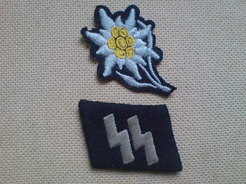 SS Mountain Troops cap edelweiss?