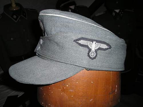 SS cloth cap eagle