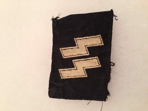 Large group of SS cloth insignia