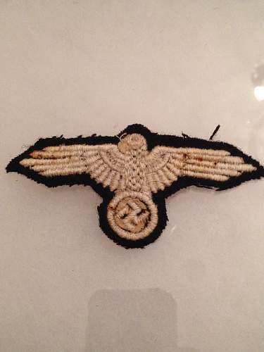 Large group of SS cloth insignia