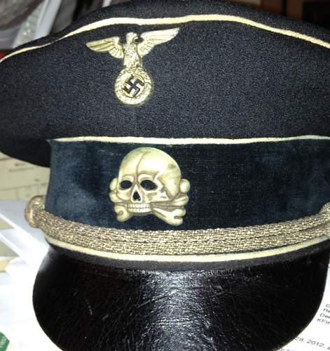 peaked cap. 1932 or 1933 or 1934.