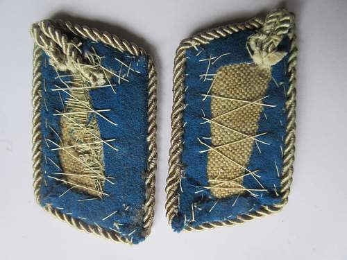 Very Early Standartenfuhrer Collar Tabs