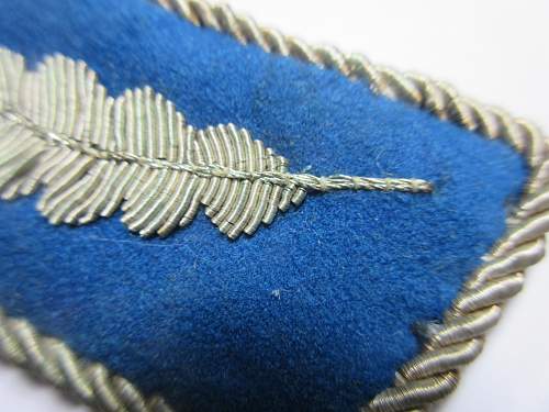 Very Early Standartenfuhrer Collar Tabs