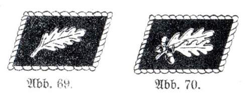 Very Early Standartenfuhrer Collar Tabs