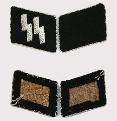 Authenticity of SS Officer Collar Tabs