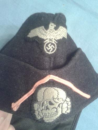 SS PANZER Overseas cap for review