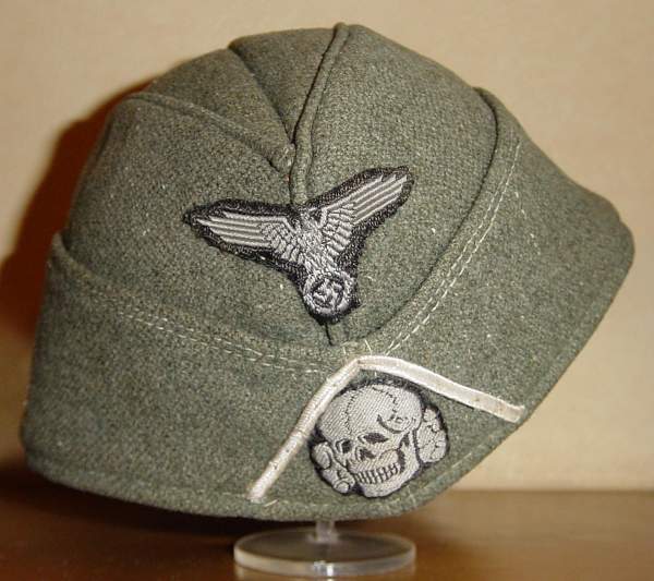 German SS side cap EC