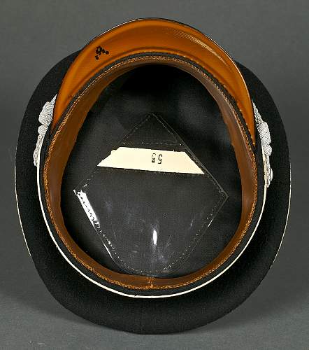 Early SS cap with leather visor