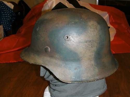 Leibstandarte SS camo M42 Helmet