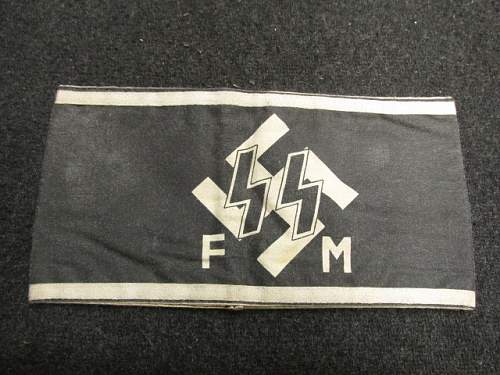 SS FM armband on Gunbroker