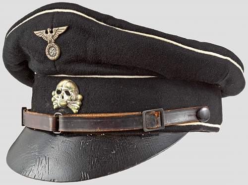 Early SS cap with leather visor