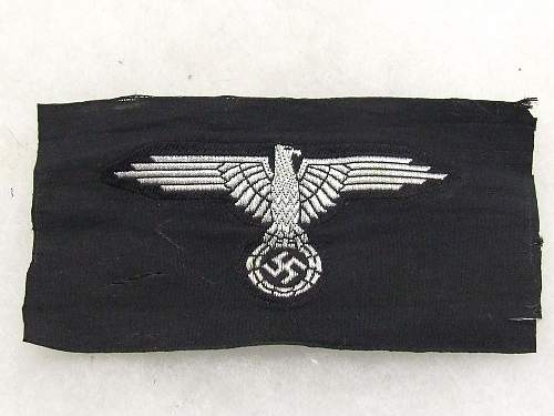 SS officers sleeve eagle.