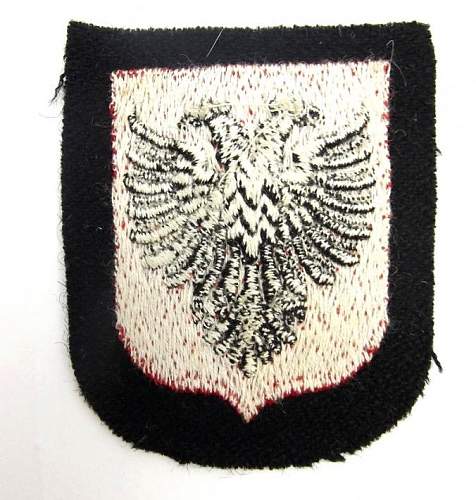 Volunteer SS Albanian Cloth Badge