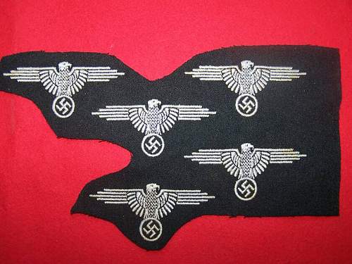Some of the un-cut SS sleeve eagles
