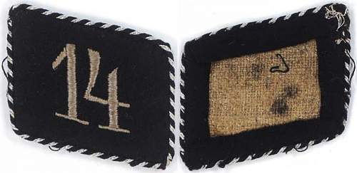 Are these original waffen ss tab ?