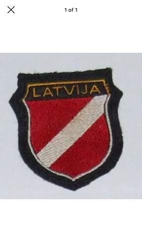 WW2 Latvian Elite Patch - Real or Fake?