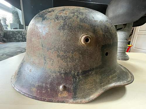 M16 camo helmet