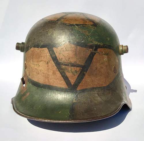 Battle Damaged M16 G62 Camo Helmet