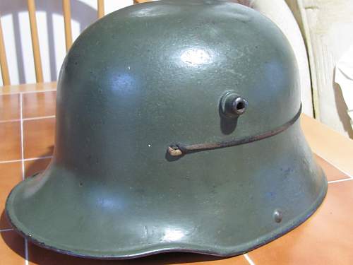 WW1 converted helmet