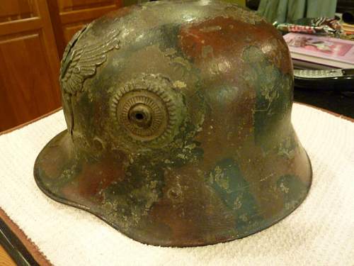 Strange German helmet