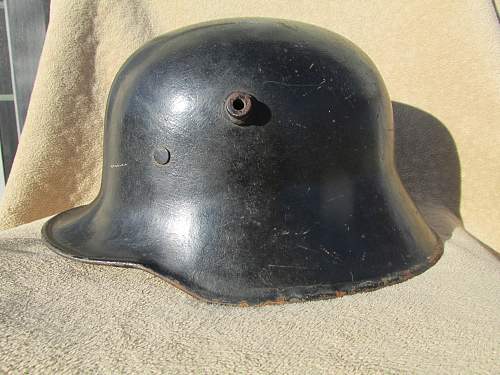 ET 64, M18 Helmet With Brushed Black Overpaint.