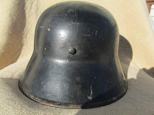 ET 64, M18 Helmet With Brushed Black Overpaint.