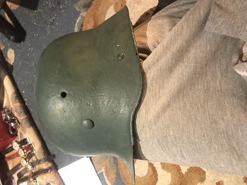 I have a German Steel Helmet. Is it real or unusual in any way?