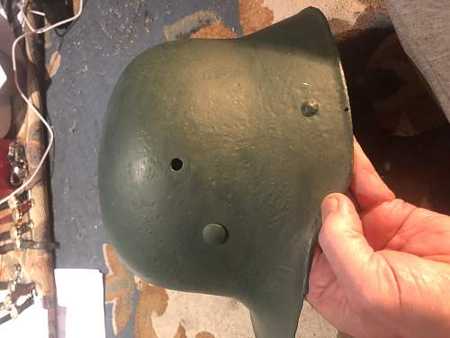 I have a German Steel Helmet. Is it real or unusual in any way?