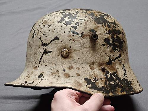 M17? Winter/Snow Camo Transitional Helmet!