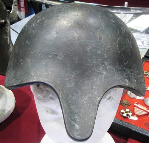 Saw this at the SOS; Experimental German WW1 helmet