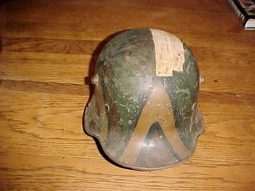 Couple of WWI camo helmets