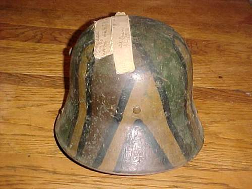 Couple of WWI camo helmets