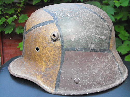 WW1 German cammo  helmet