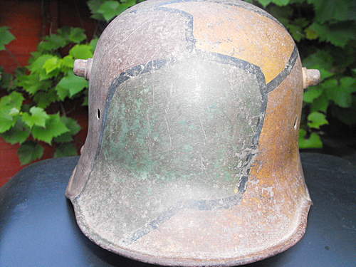 WW1 German cammo  helmet