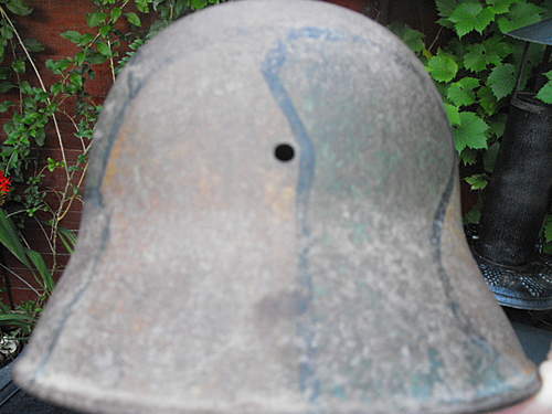 WW1 German cammo  helmet