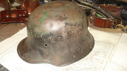 Number 6 or another WW1 German Camo Helmet