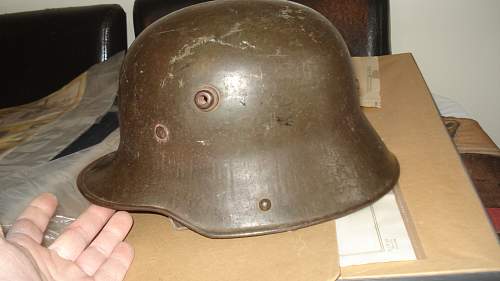 Today I bought WW1 German Helmet Number 6